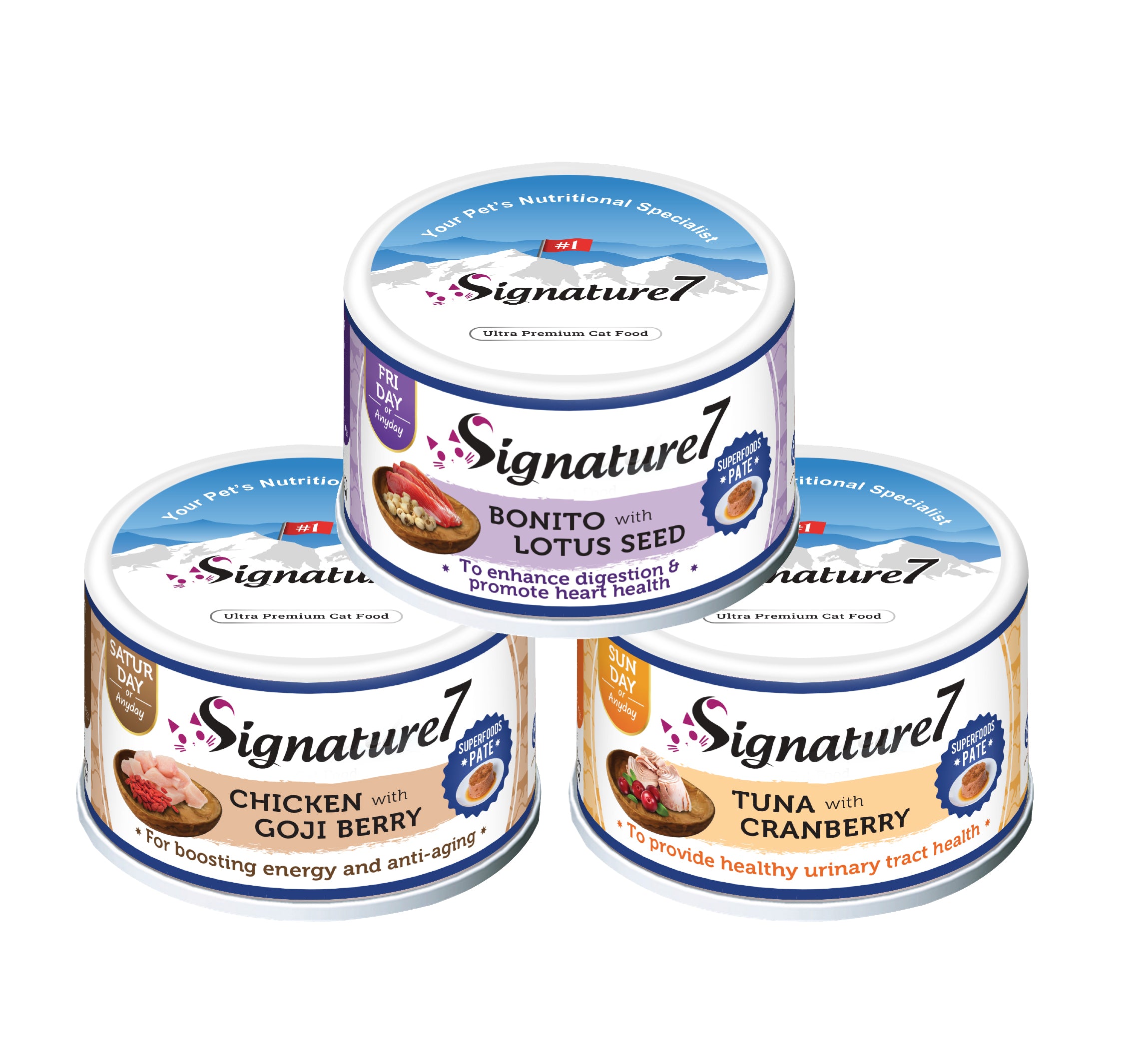 Signature 7 Pate Variety Pack, 24 cans (Fri-Sun)