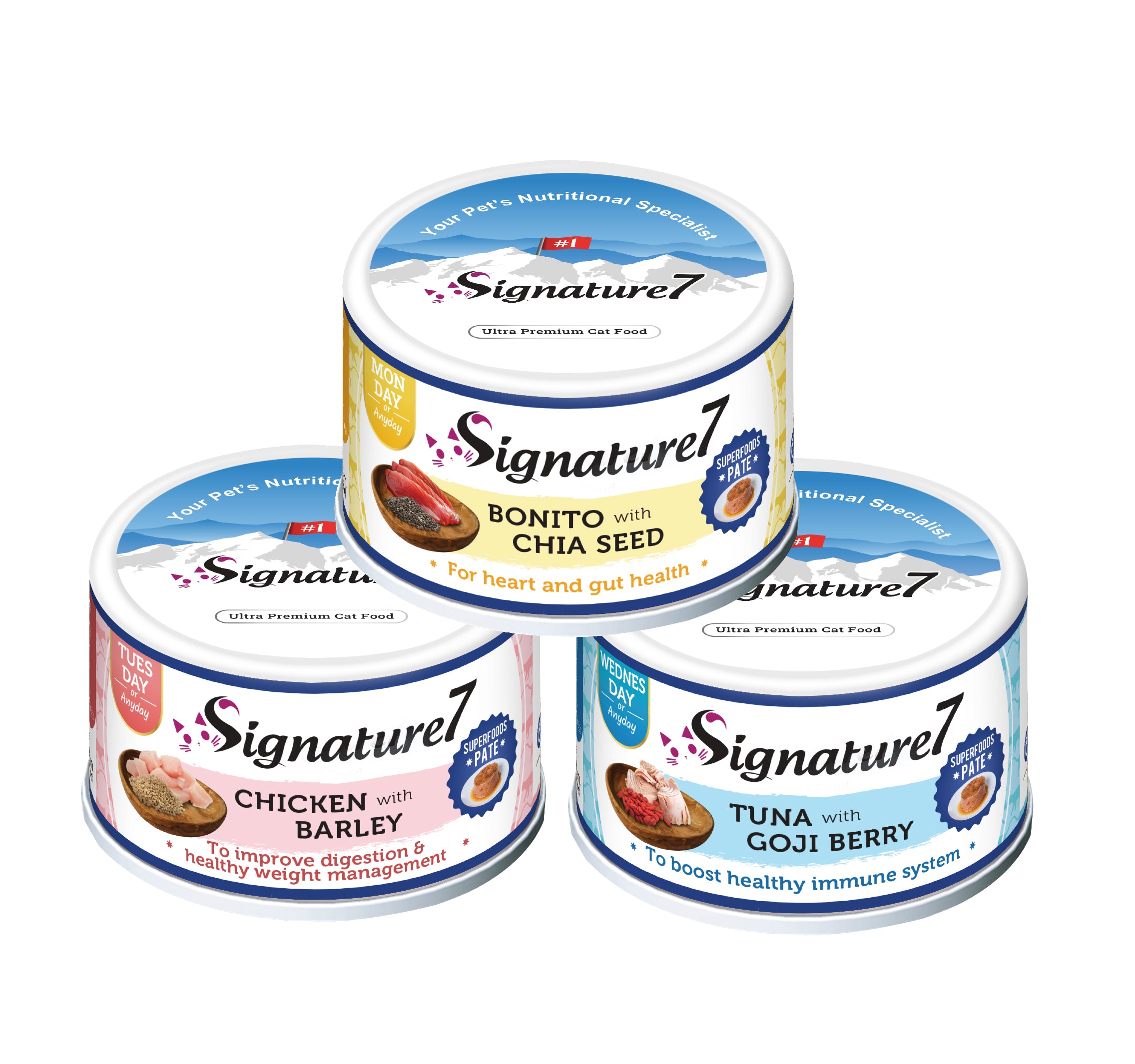 Signature 7 Pate Variety Pack, 24 cans (Mon-Wed)